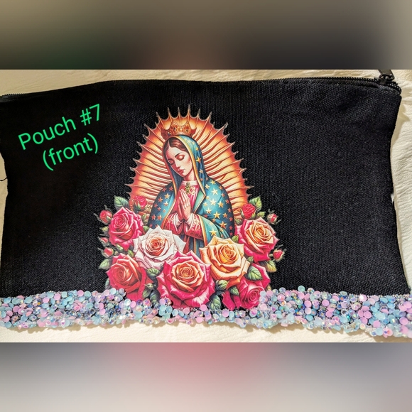 NWT π₯° handmade cotton canvas ππ Catholic/Christian pouch: choice 1/8 π΅ firm! - Picture 10 of 12